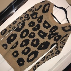 Leopard print sweater